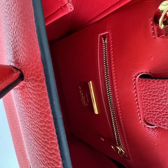 Red Christian Louboutin Purse 8.2 inches deep | 3.2 inches wide - Picture 7 of 15